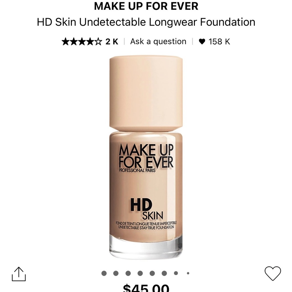 Make Up Forever HD Skin Shade: 1Y18